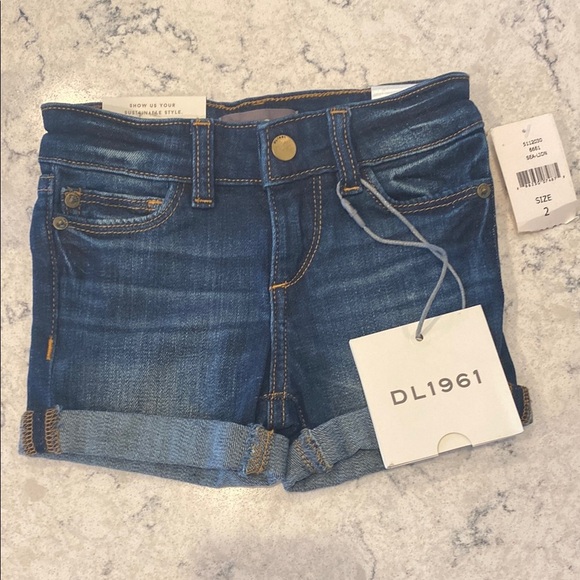 DL1961 Other - DL1961 Piper Cuffed Jean Shorts Toddler Girls Size 2